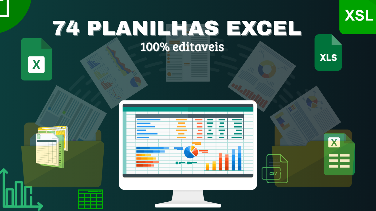 74 PLANILHAS EXCEL