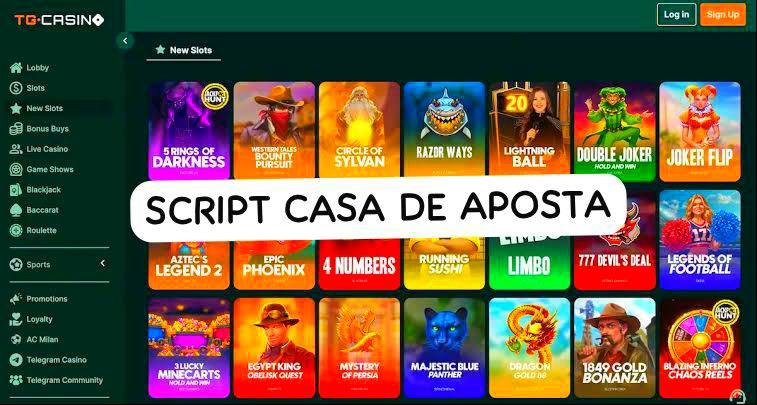 Script Casa de Aposta Completa 🎰